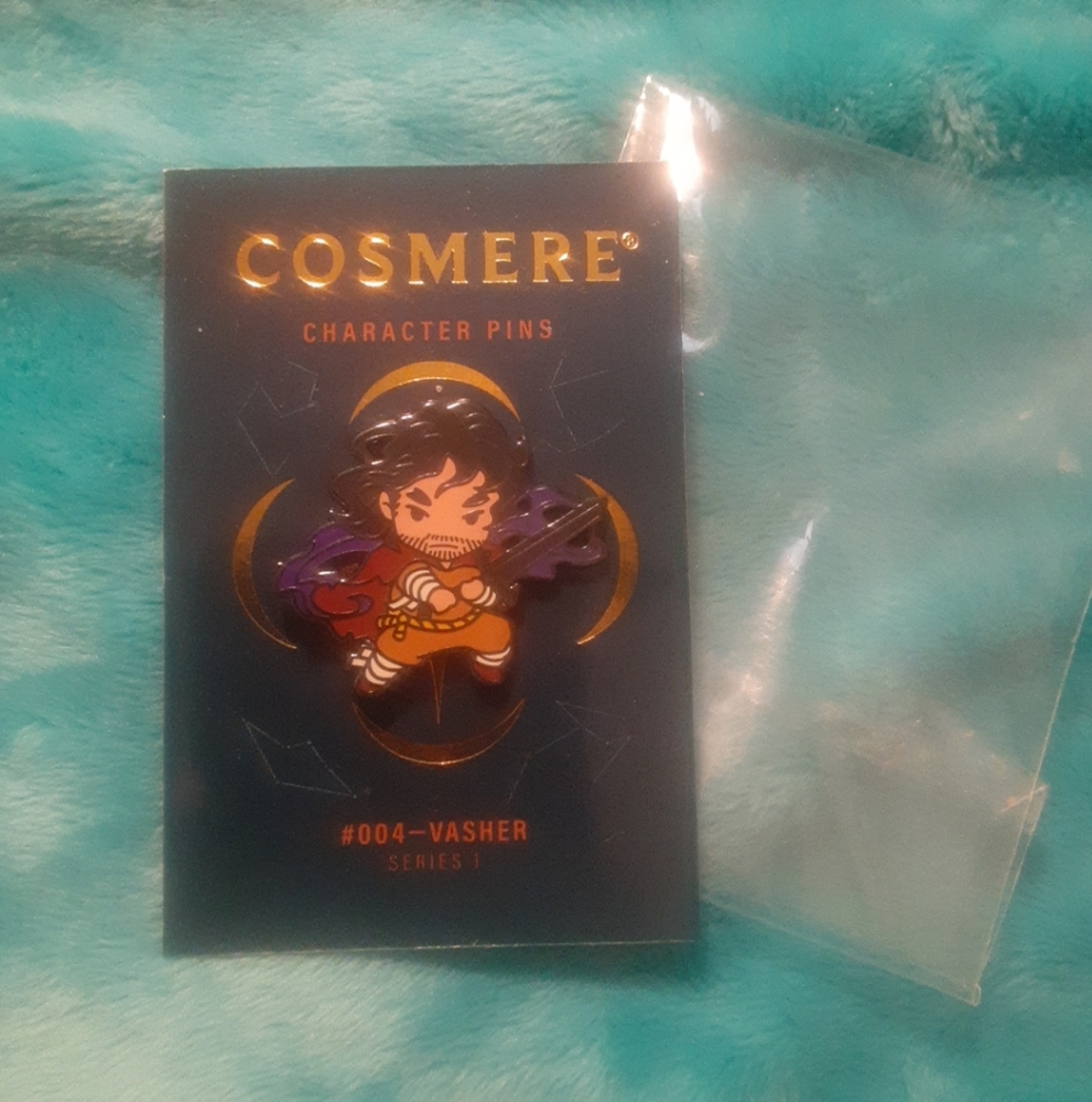 Used Cosmere Character Pins 004 Vasher From Warbreaker Dragonsteel Series 1 Pin